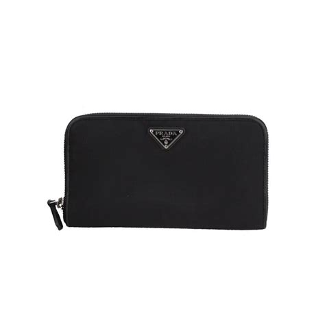 prada long zip wallet|Prada zipper wallet.